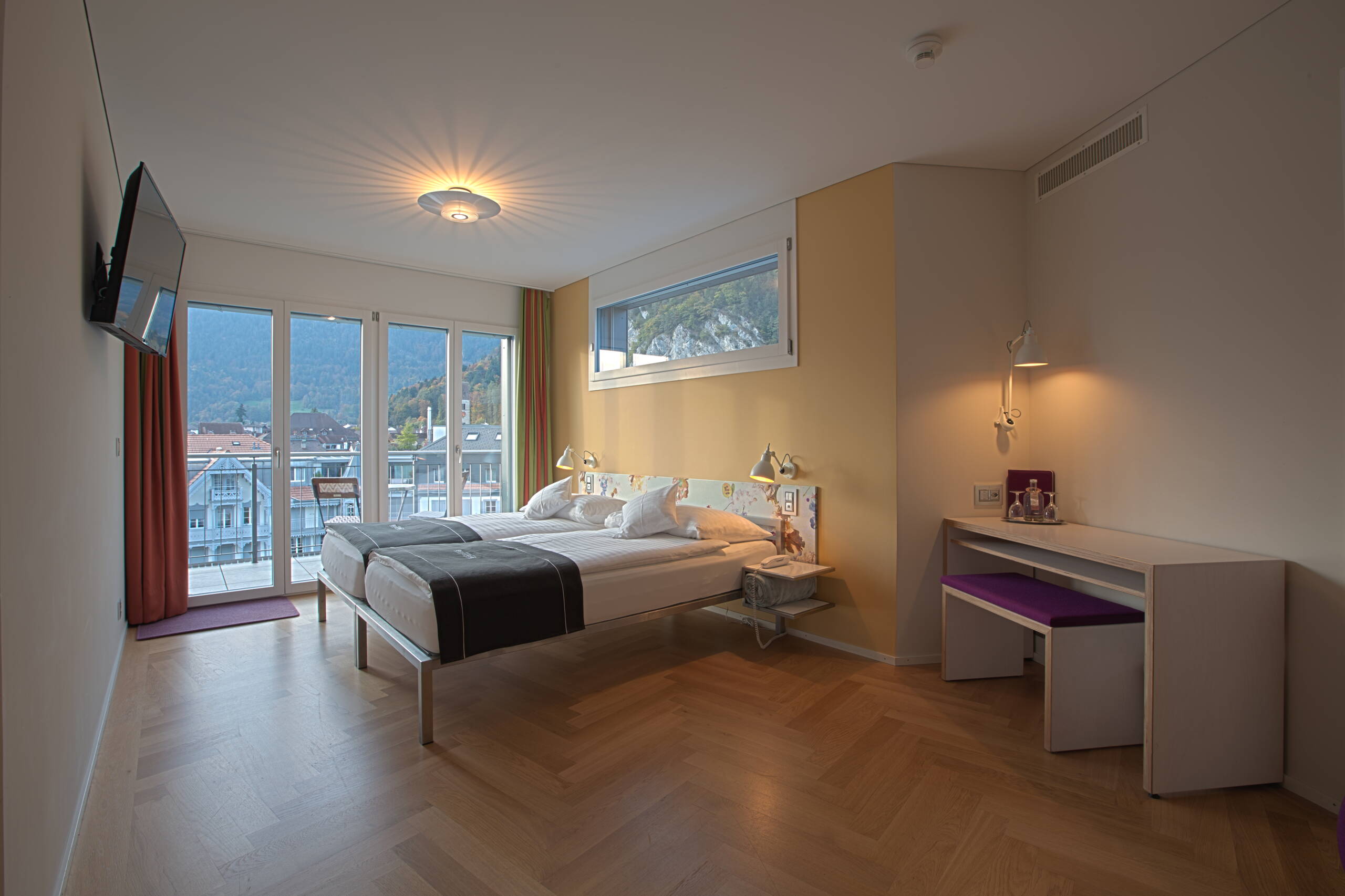 Hotelzimmer Hotel Bellevue und Alplodge